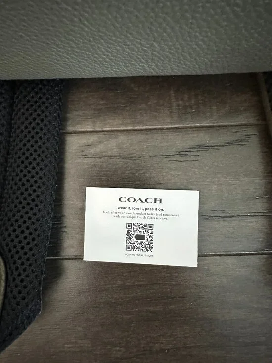 Coach Olive Green Blaine Pebble Leather Backpack *NWOT* - Picture 14 of 15